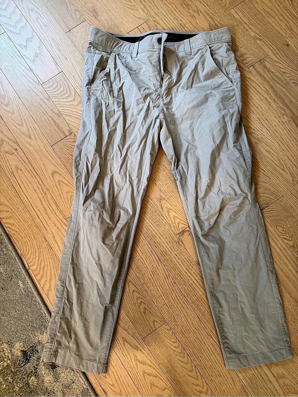 Eddie Bauer Guide Pro Pants Men's Beige Chinos Waist 35x30